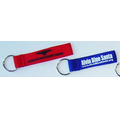 Imprinted Polyester Short Keychain Lanyard